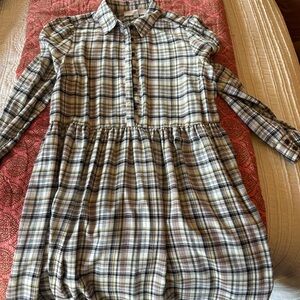 Loft Plaid Dress